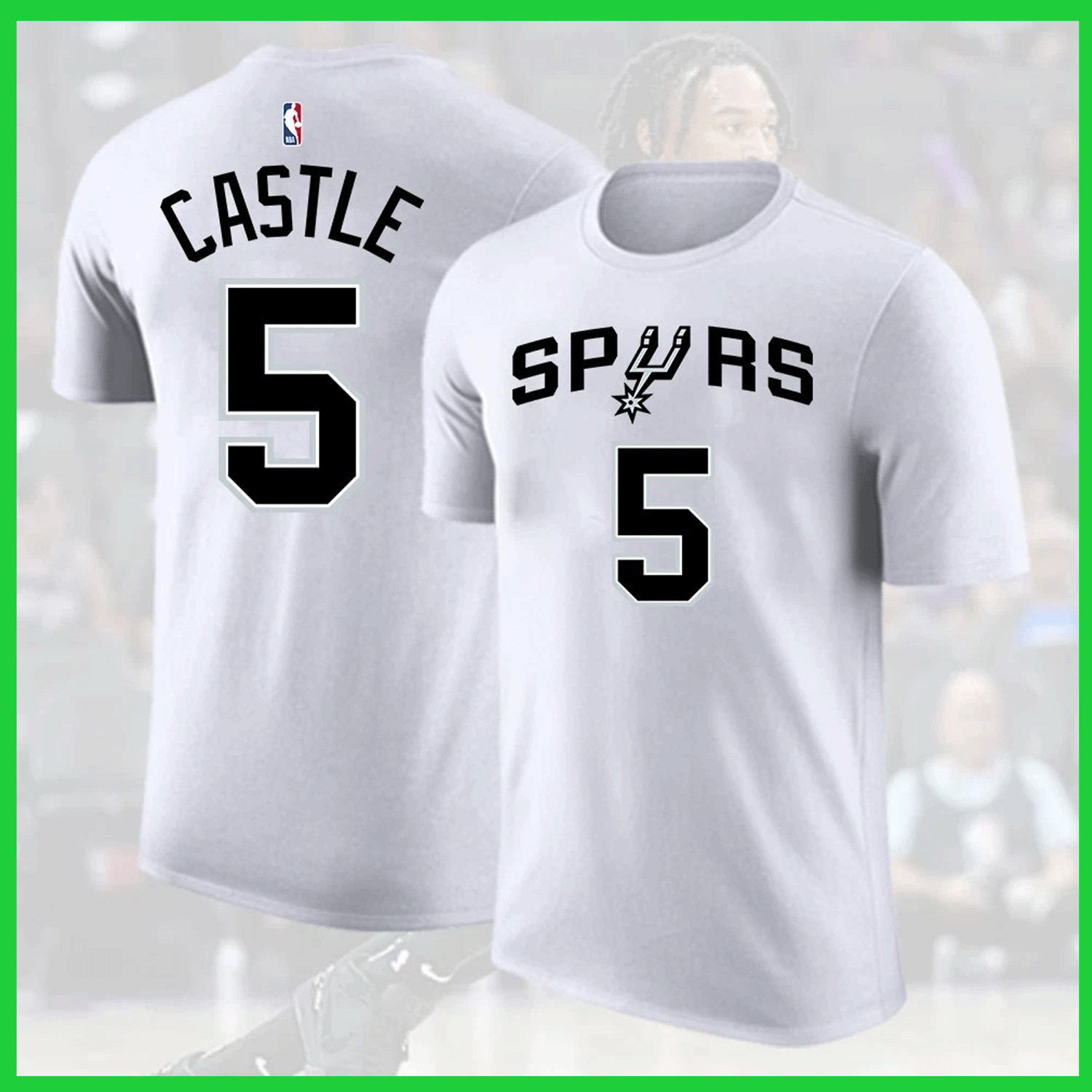 HOT NEW - Stephon #5 Castle San Ant0nio Team 2026 Player Name & Number S–3XL gallery