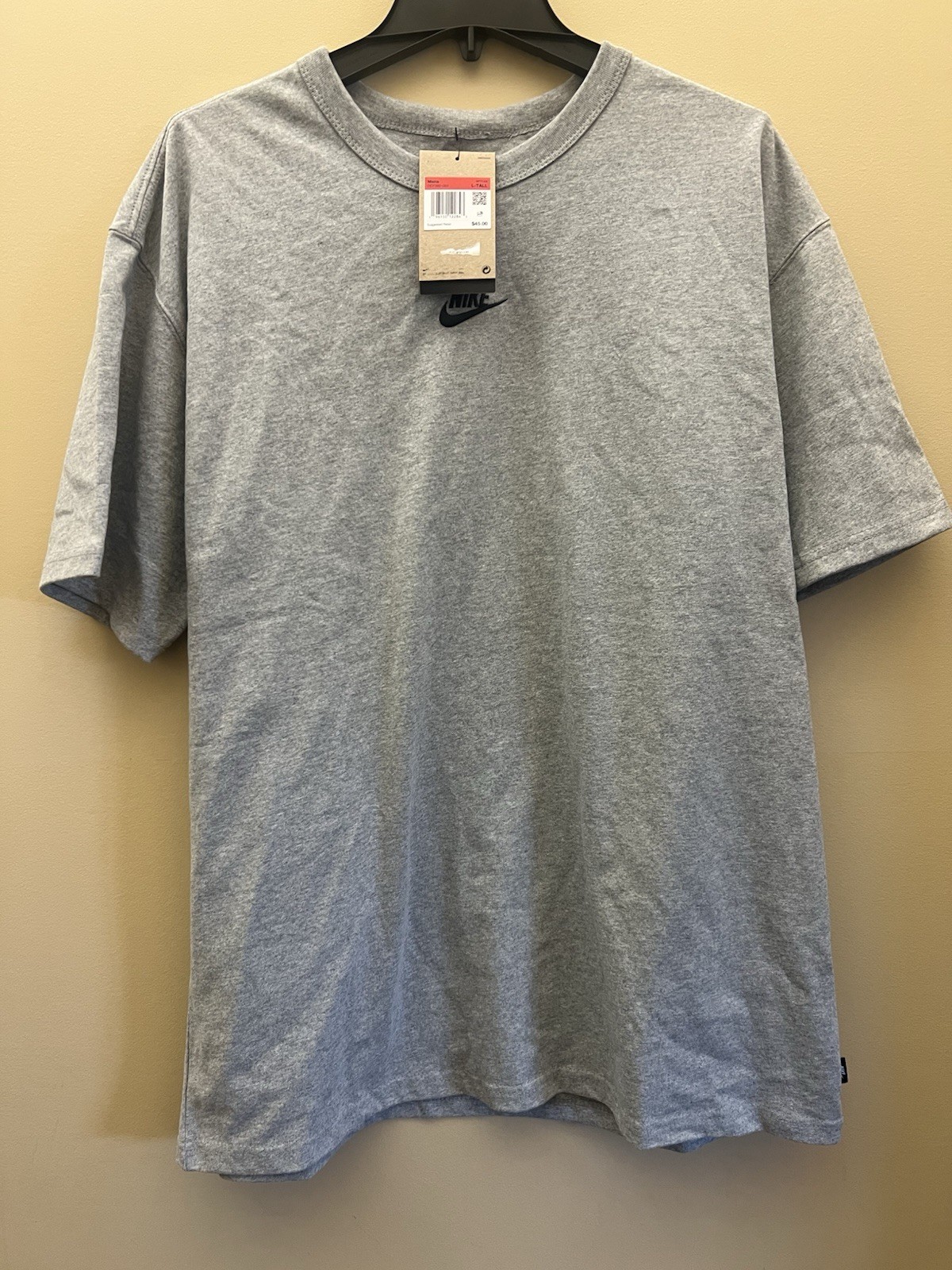#259 Nike Men's Large Athletic Wear Short Sleeve Logo Swoosh Active Heavy TShirt gallery