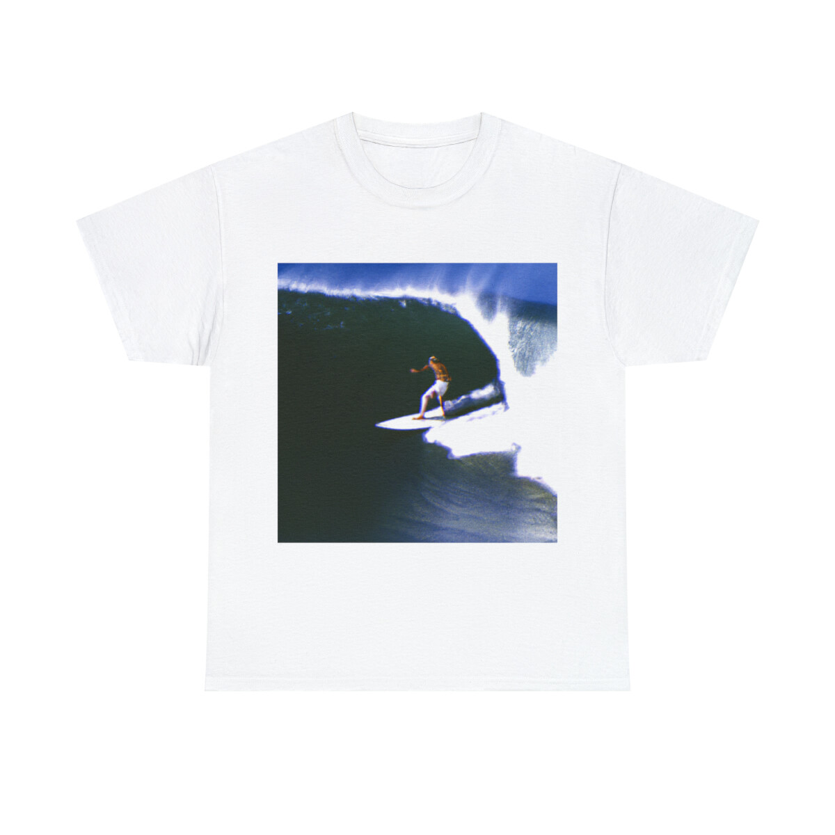 Vintage 70s 80s Style Surfer T Shirt NEW Adult Surf Art Tee Photo Hawaii Hipster