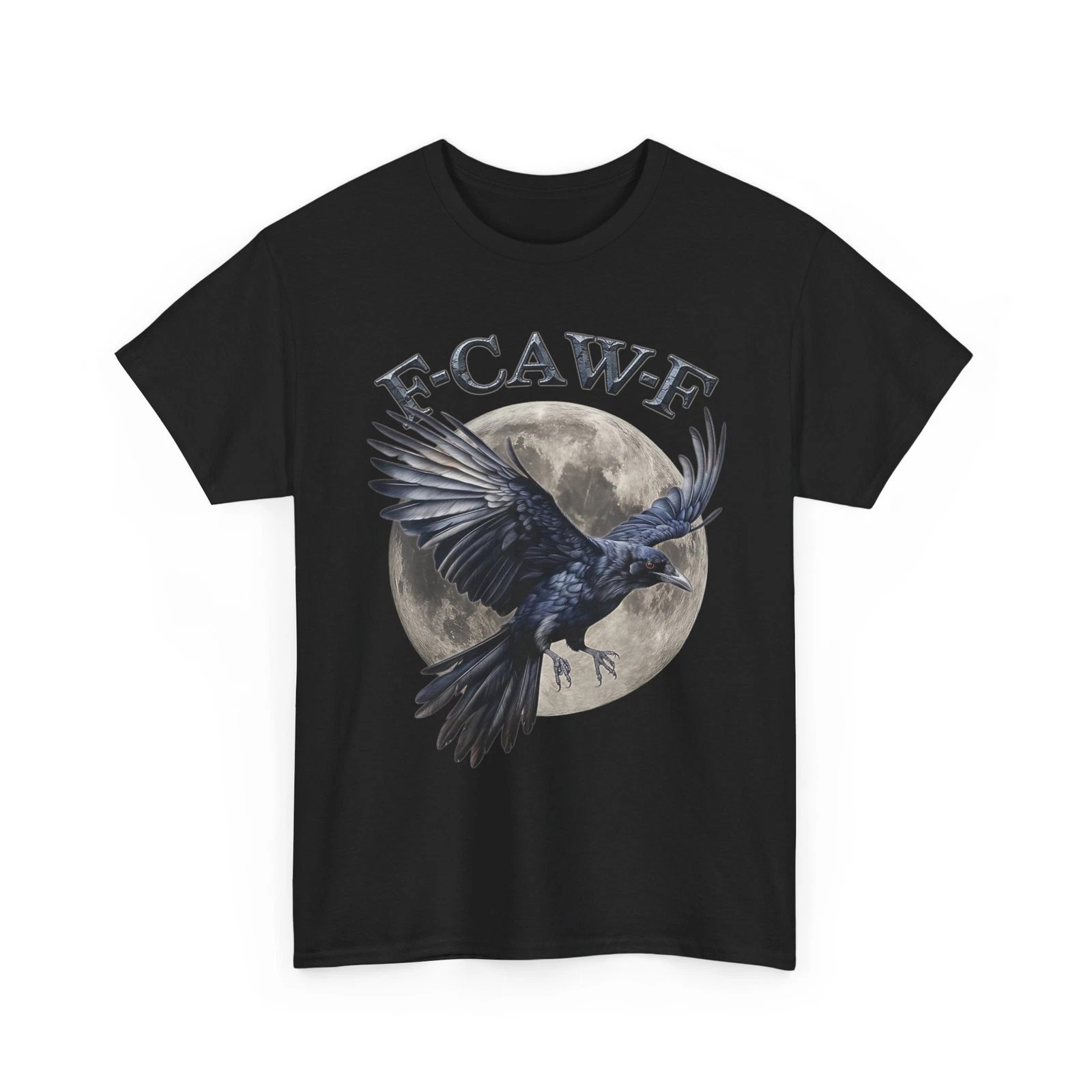 Crow Funny T-Shirt, F-Caw-F Crow Lovers Black Bird Funny T-Shirt gallery