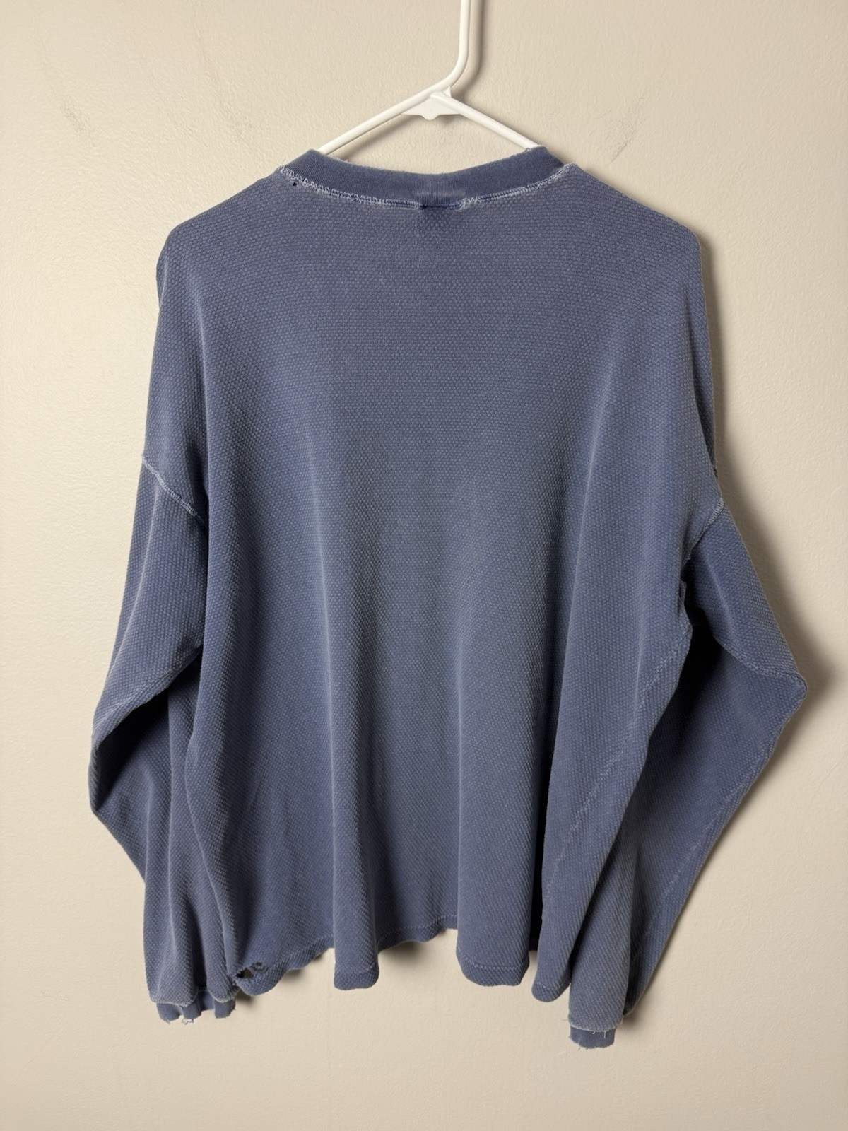 Vintage Gramicci Men's M Blue 90s Long Sleeve Shirt Worn gallery