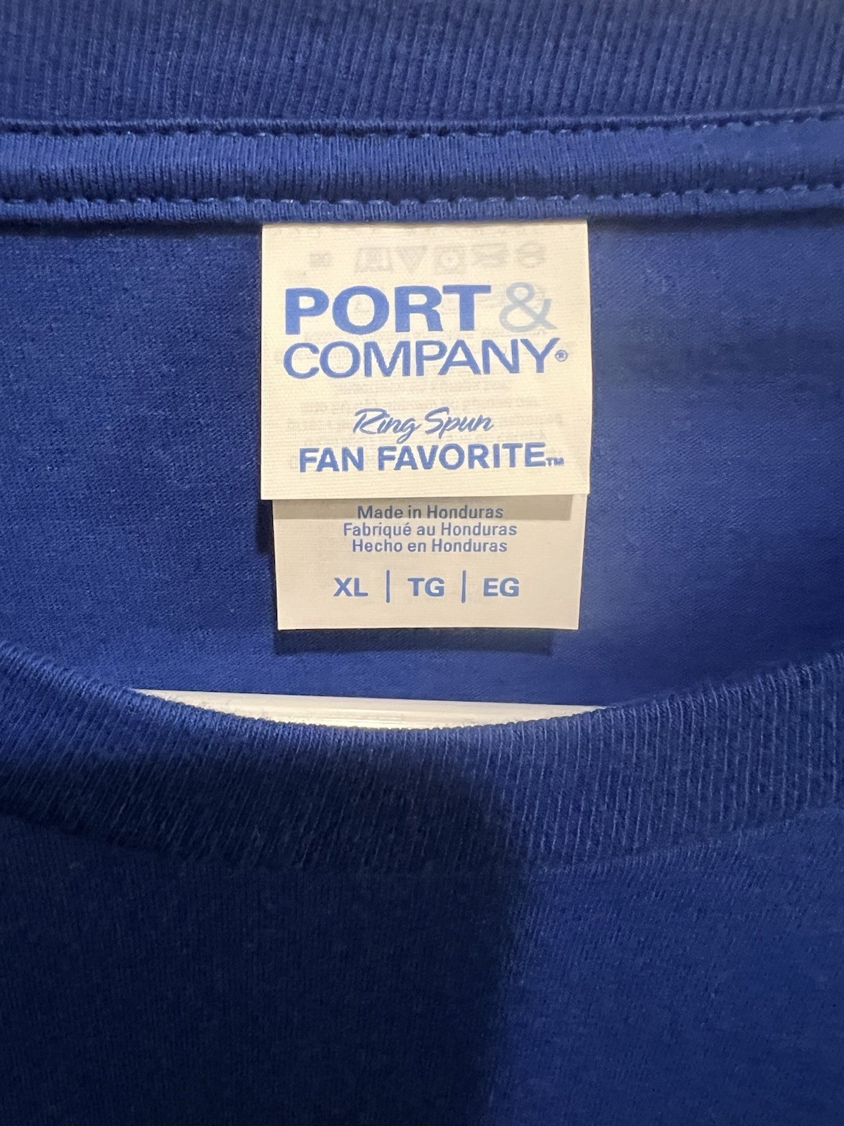 Port & Company Fan Favorite Men's XL Blue Crewneck Graphic Tee Grandpa Legend gallery