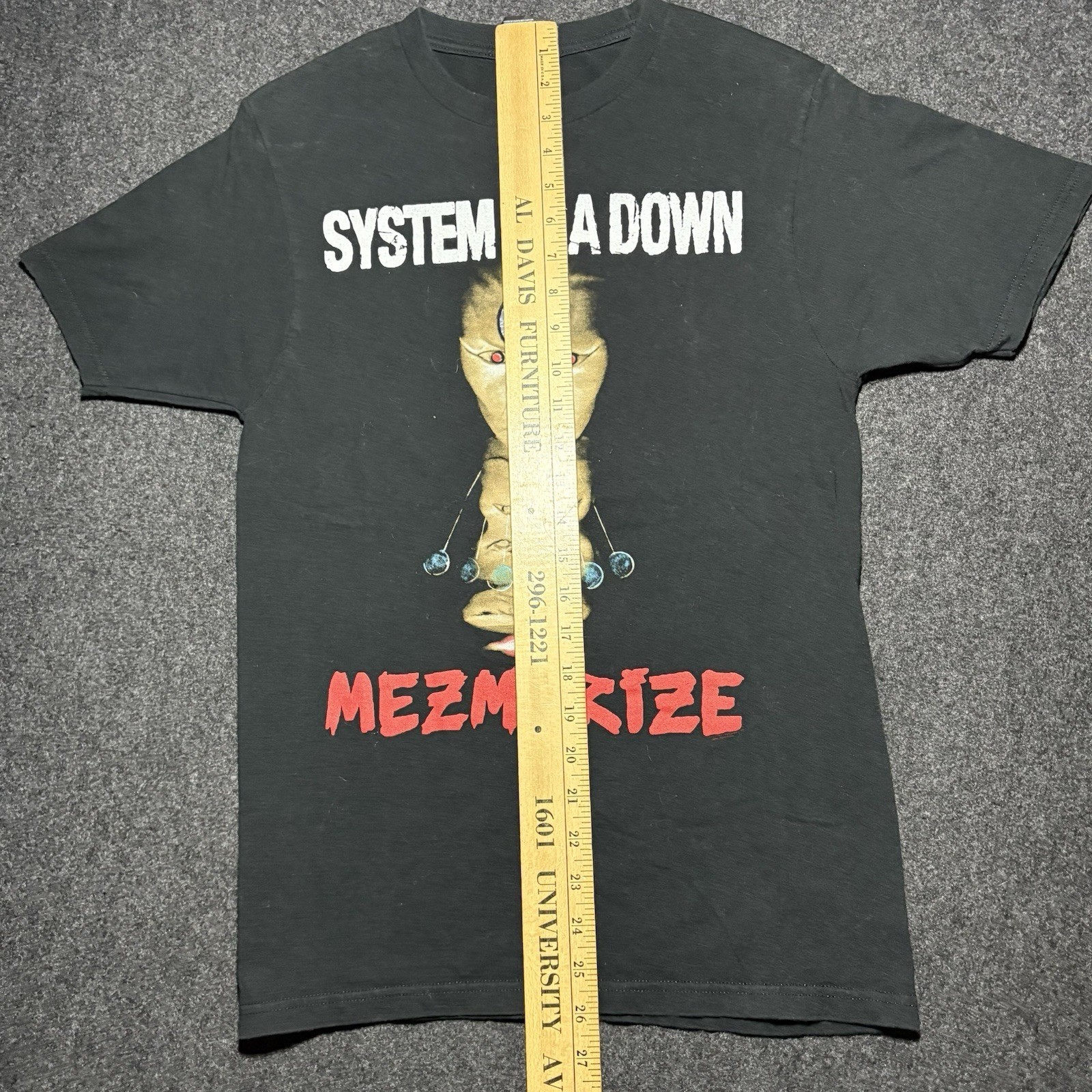 System Of A Down Mesmerize T-Shirt Black Short Sleeve Small Metal Band Merch gallery