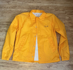 RARE Brockhampton Golf Wang Merch VX Coaches Jacket Size S Yellow Orange