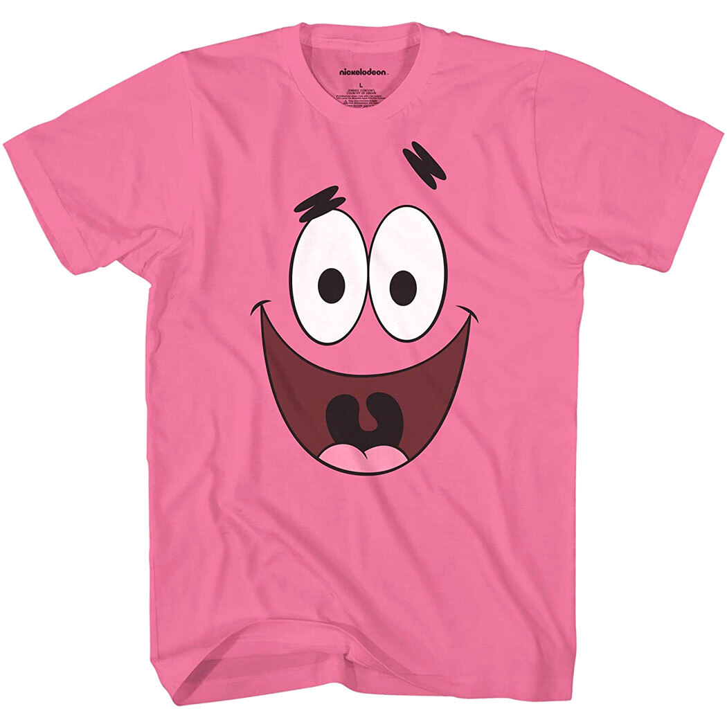 Official Spongebob Squarepants Patrick Star Face T-Shirt gallery