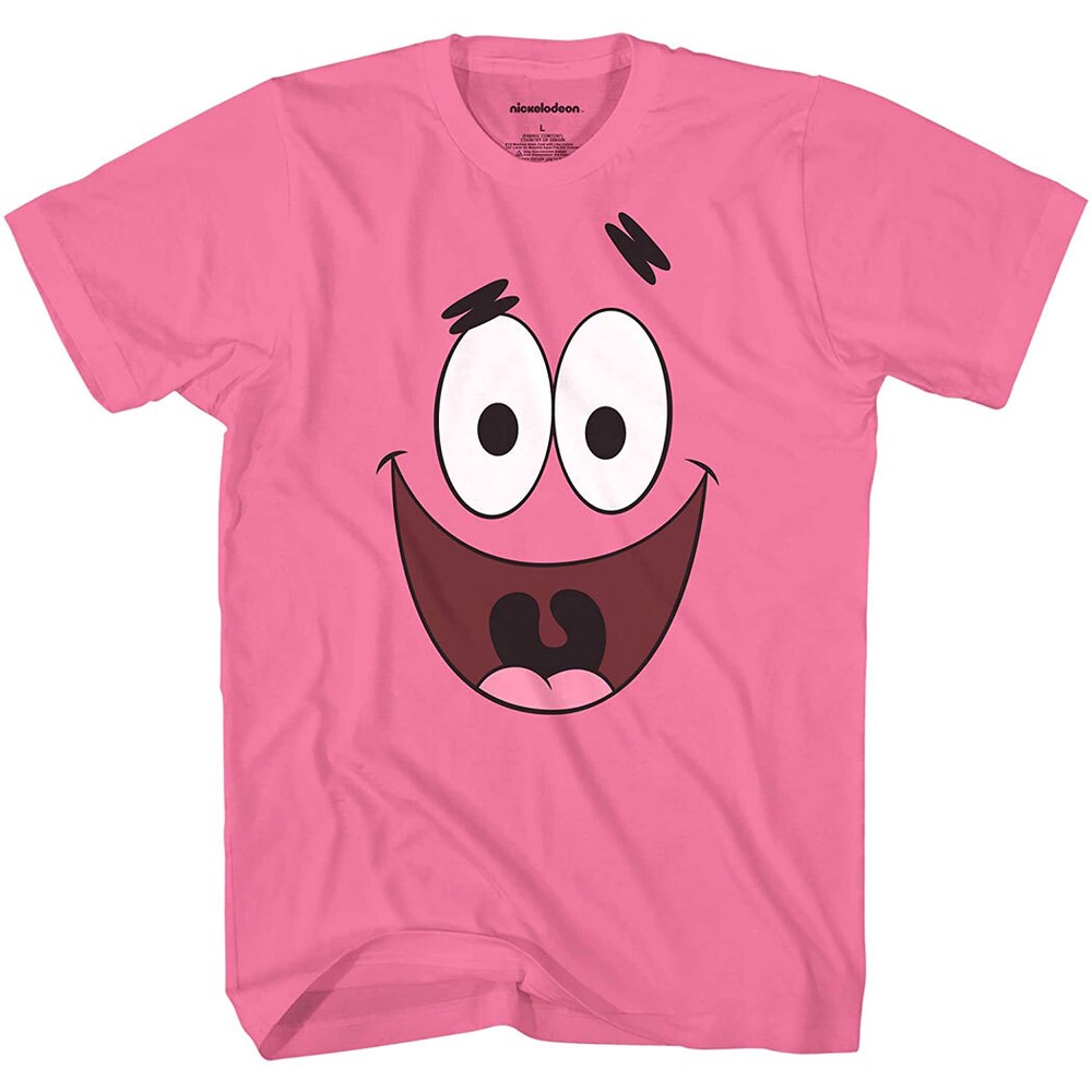 Official Spongebob Squarepants Patrick Star Face T-Shirt