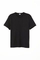 Gemrock Men 100% Cotton Crew Neck T Shirt Solid Black Short Sleeve Tee S-4XL lot