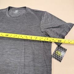 Athletic Works Driworks Quick Dry Tee Shirt Mens Medium Short Sleeve Gray NWT