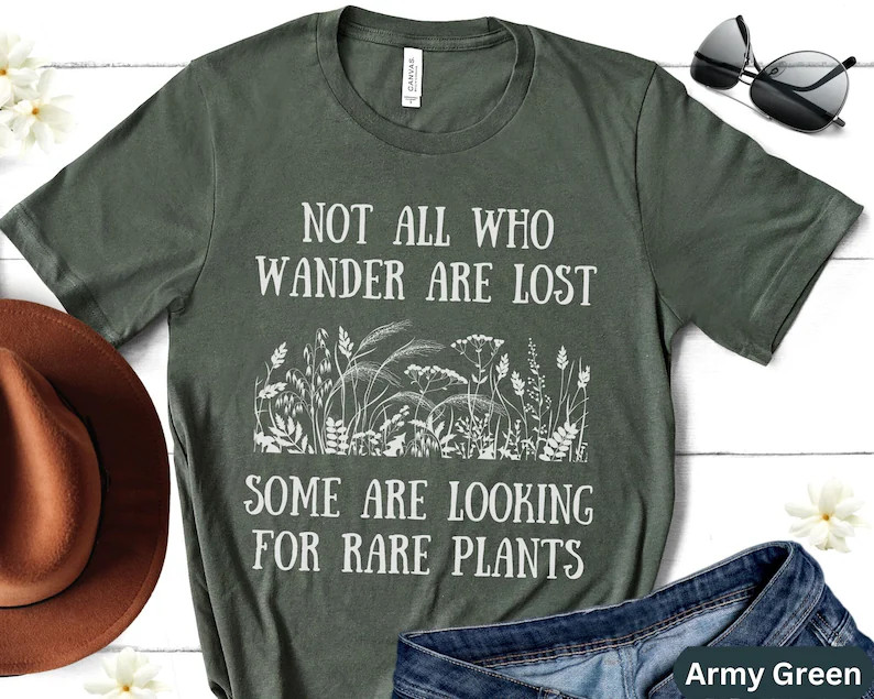 Nature Lover Comfort Tee Botany Plant Gift Botanical Shirt