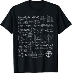Cool Mathematical Equations Shirt, Math graphics Classroom T-Shirt