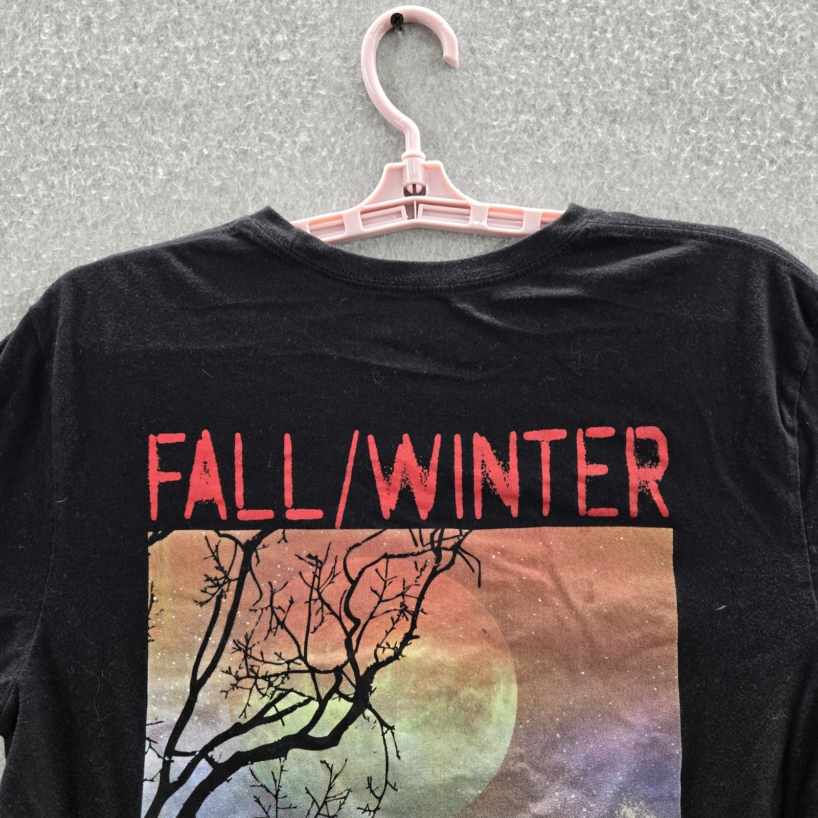True Religion Men Shirt M Black Graphic Print Fall Winter Music Tour Logo gallery