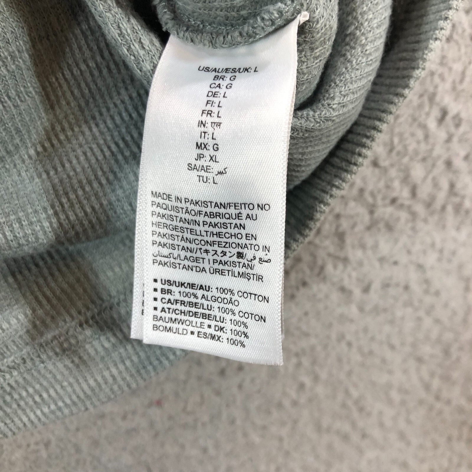 goldthreads T shirt mens L gray slate thick woven pocket tee gallery