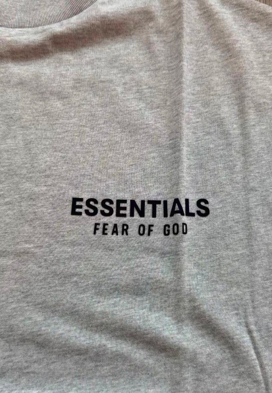 Authentic Fear Of God Essentials Dark Oatmeal T-Shirt | All Sizes XS-XL | gallery