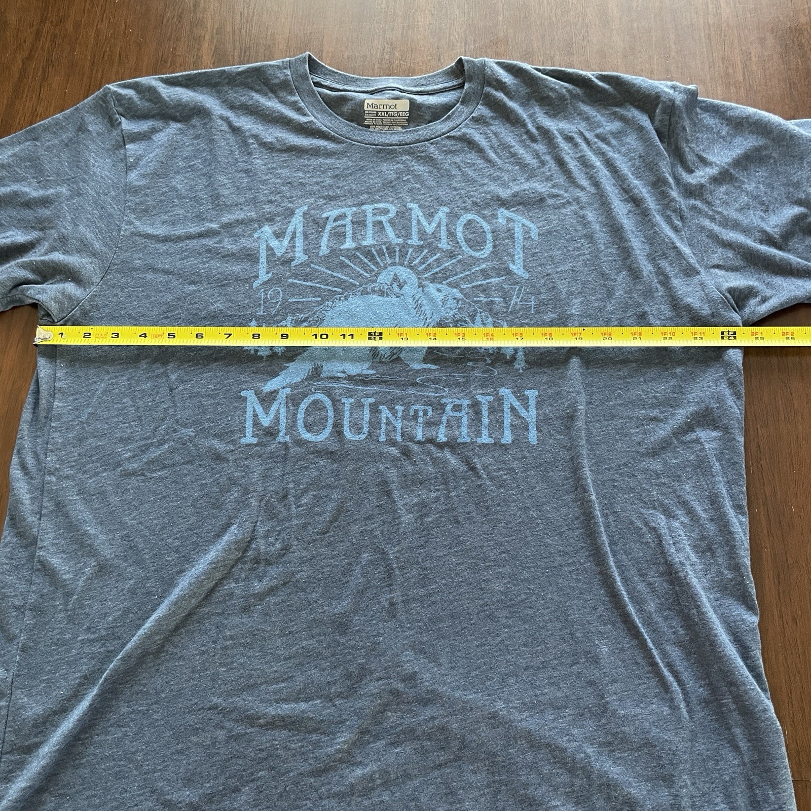 Marmot Shirt Mens XXL Mountain Graphic Eco Recycled Thread Tee Sustainable gallery