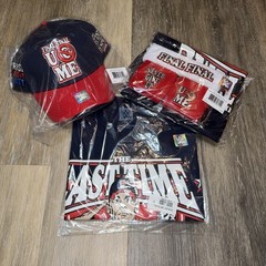 WWE Authentic John Cena Final Match Shirt, Hat, Towel & Sweatbands Washington DC