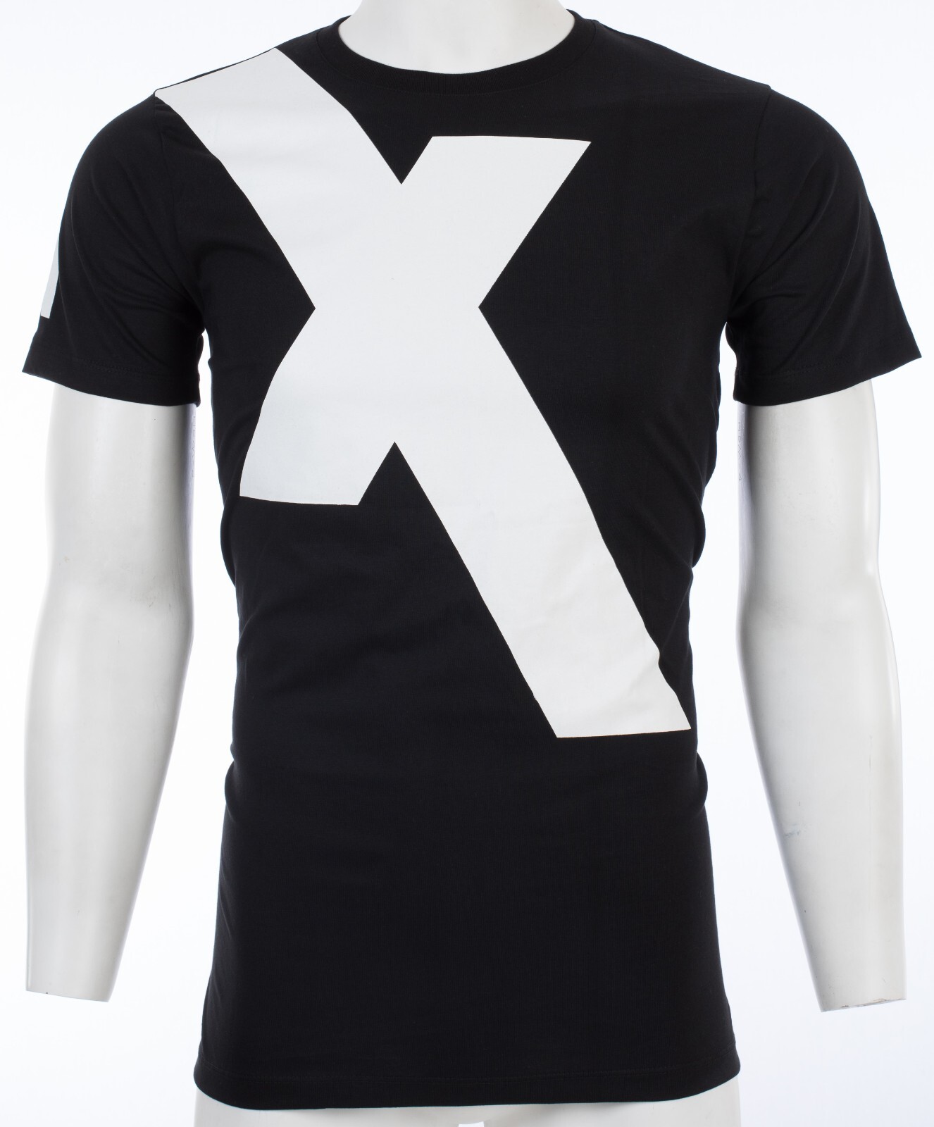 ARMANI EXCHANGE Black X LOGO Short Sleeve Slim Fit Designer Graphic T-shirt NWT gallery