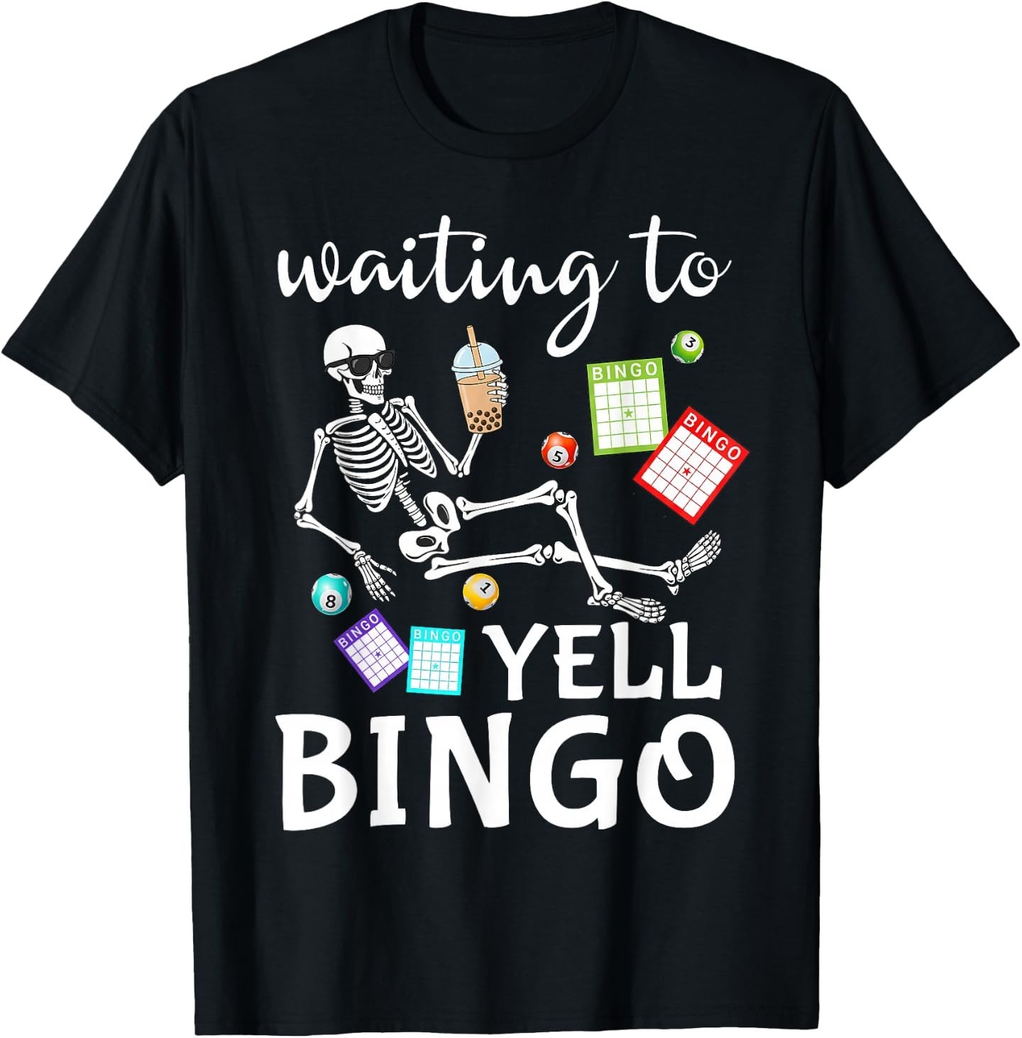 Waiting to Yell Bingo Lover Bingo Player Bingo Enthusiasts T-Shirt gallery