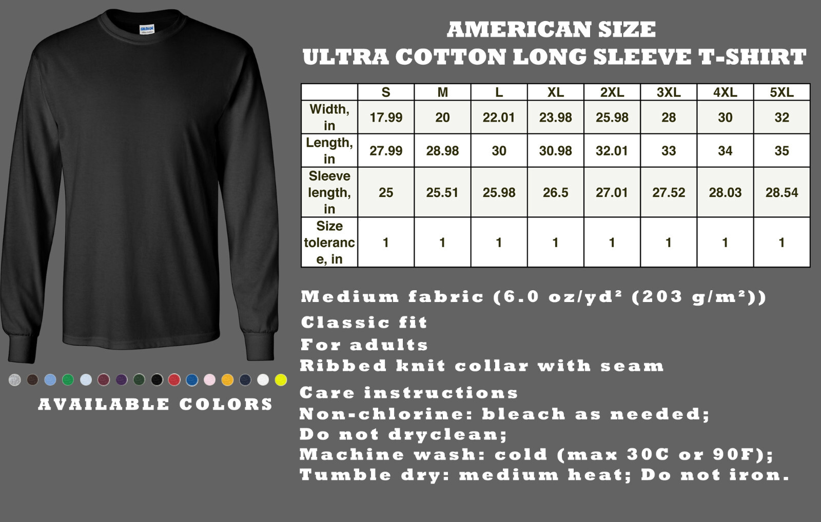 New Tee Shirt GEFFEN Records Logo Men's Long Sleeve T-Shirt American T-Shirt gallery