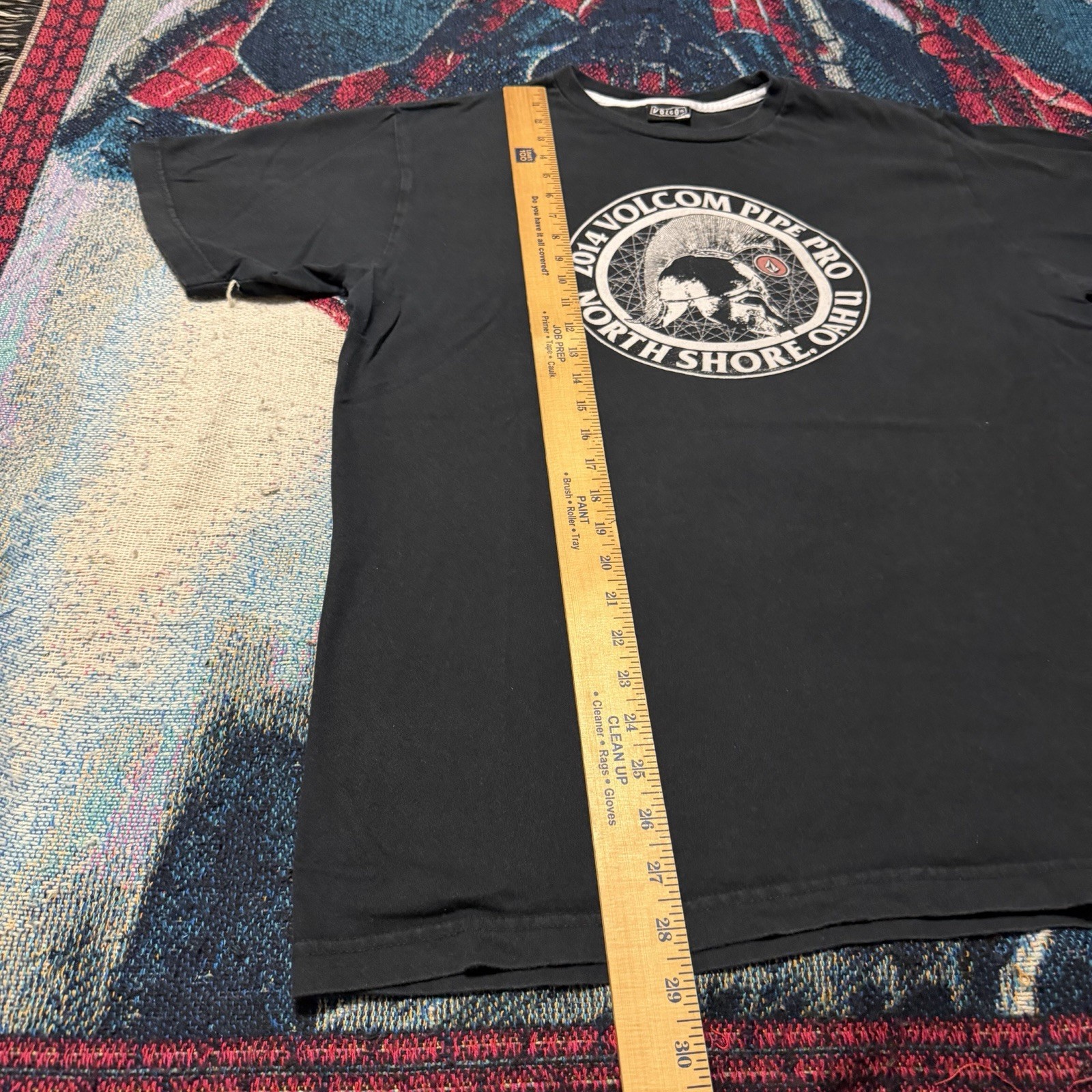 Vintage Y2K Volcom Pipe Pro Spartan Rare Shirt Black Men L Gladiator Skate Cyber gallery