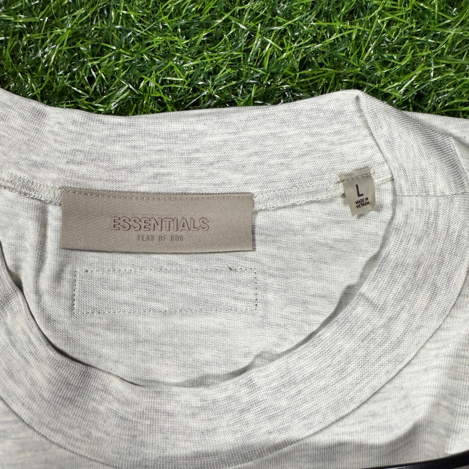 Fear of God Essentials T-Shirt SS22 Light Oatmeal - 100% Authentic (XS-XL) gallery