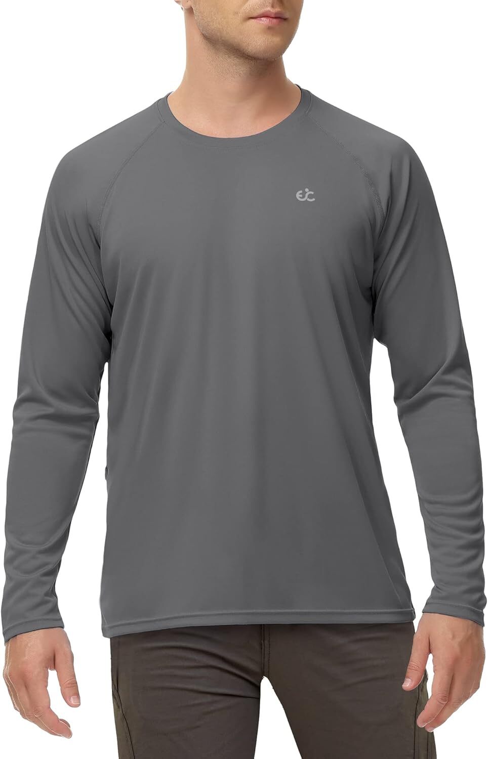 Men's UPF 50+ Quick-Dry Rash Guard Long Sleeve Swim Fishing Shirt gallery