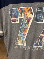 Star Wars Vintage Looking Short. Sleeve T-Shirt Size 2XL 60/40 Cotton/Poly EUC