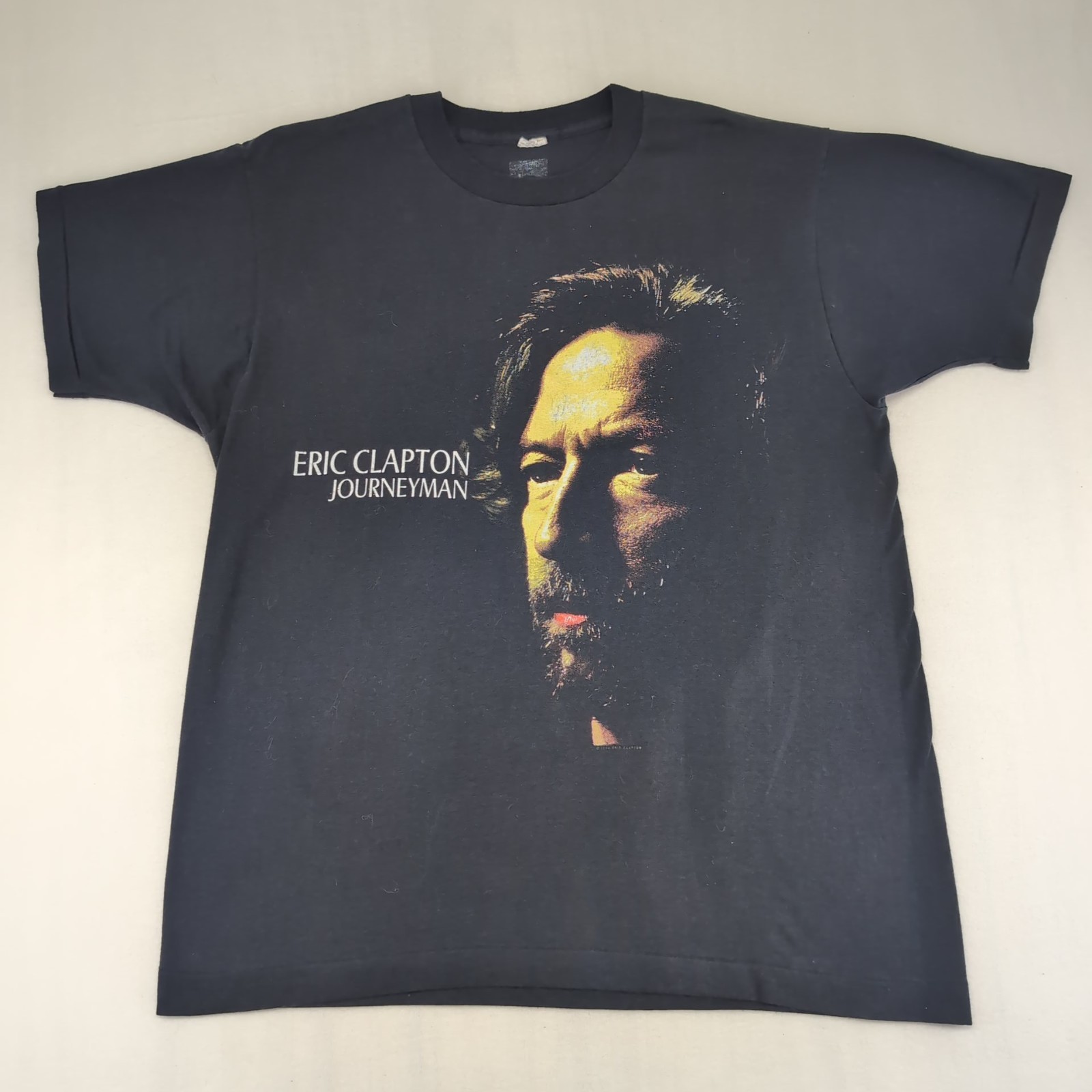 Vintage 1990 Eric Clapton Journeyman World Tour Band Shirt XL SCREEN STARS TAG