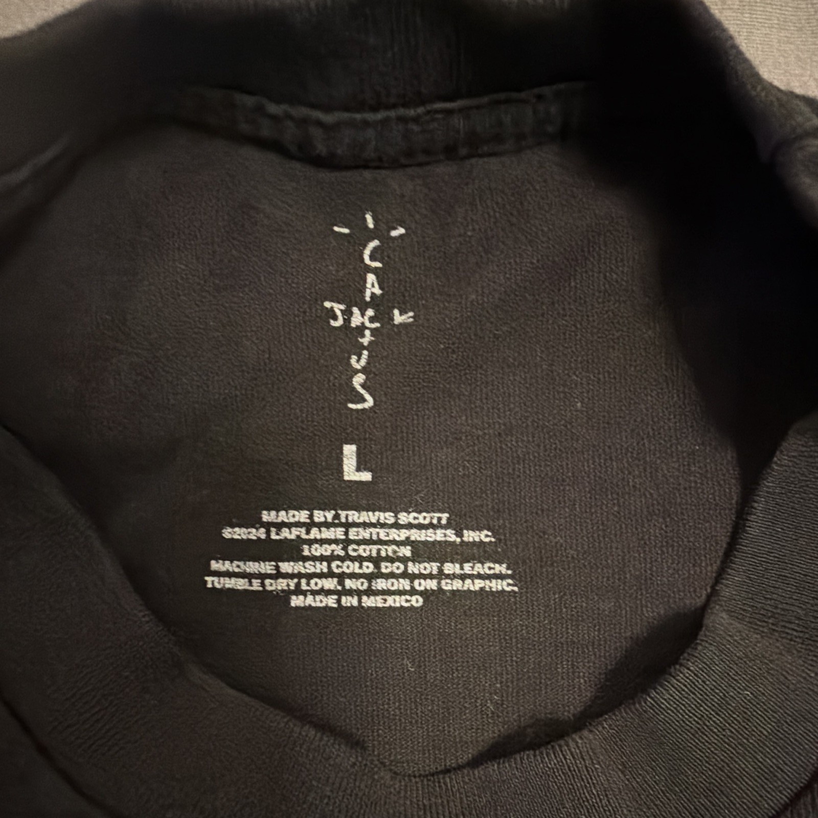 TRAVIS SCOTT Cactus Jack Free The Rage II Miami T-Shirt Men's Size L Utopia Rare gallery