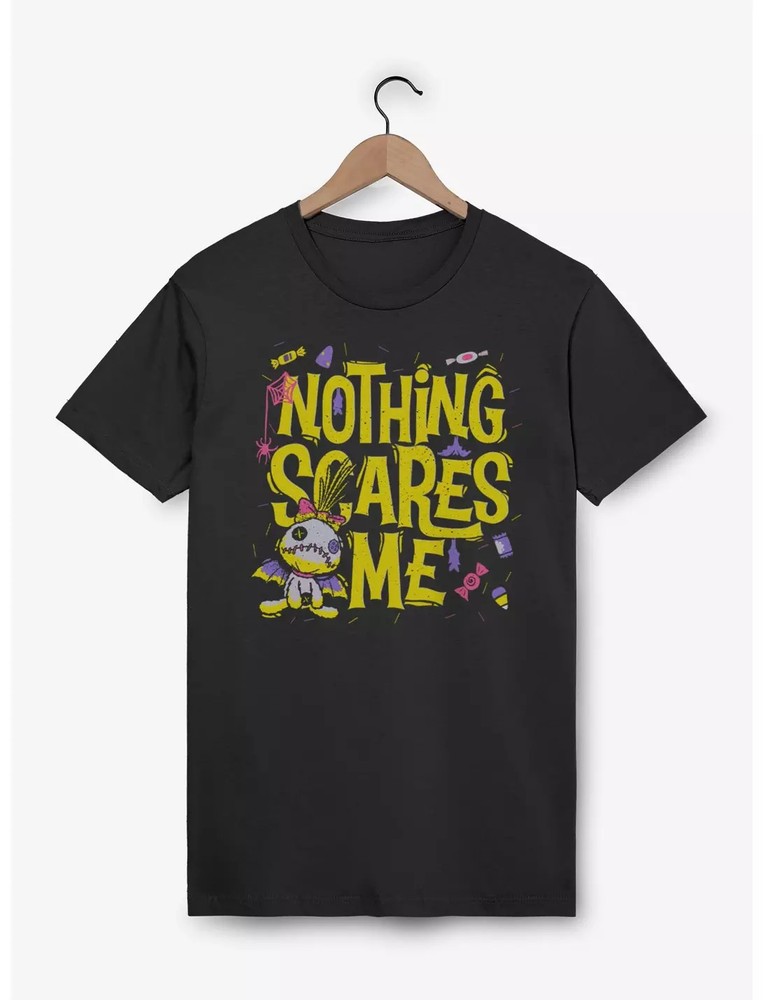 Disney Lilo & Stitch Nothing Scares Me T Shirt Size S – 5XL Gift For Friends