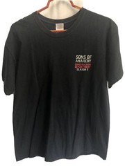 Sons Of Anarchy Season 5 Set Construction Employee Black T-Shirt Size L