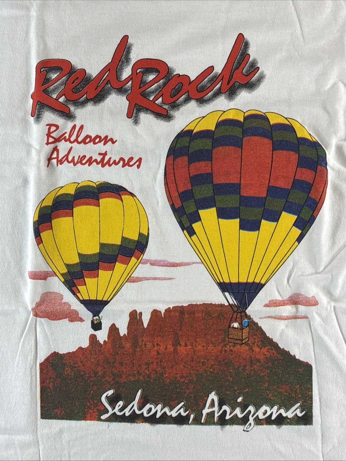 Red Rock Balloon Adventures Sedona AZ T shirt L Gildan Been There Done That 9G53 gallery