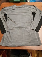 Hang Ten UV Protection UPF 50+ Quick Dry Men’s LARGE Gray/Black Shirt EUC. SB15