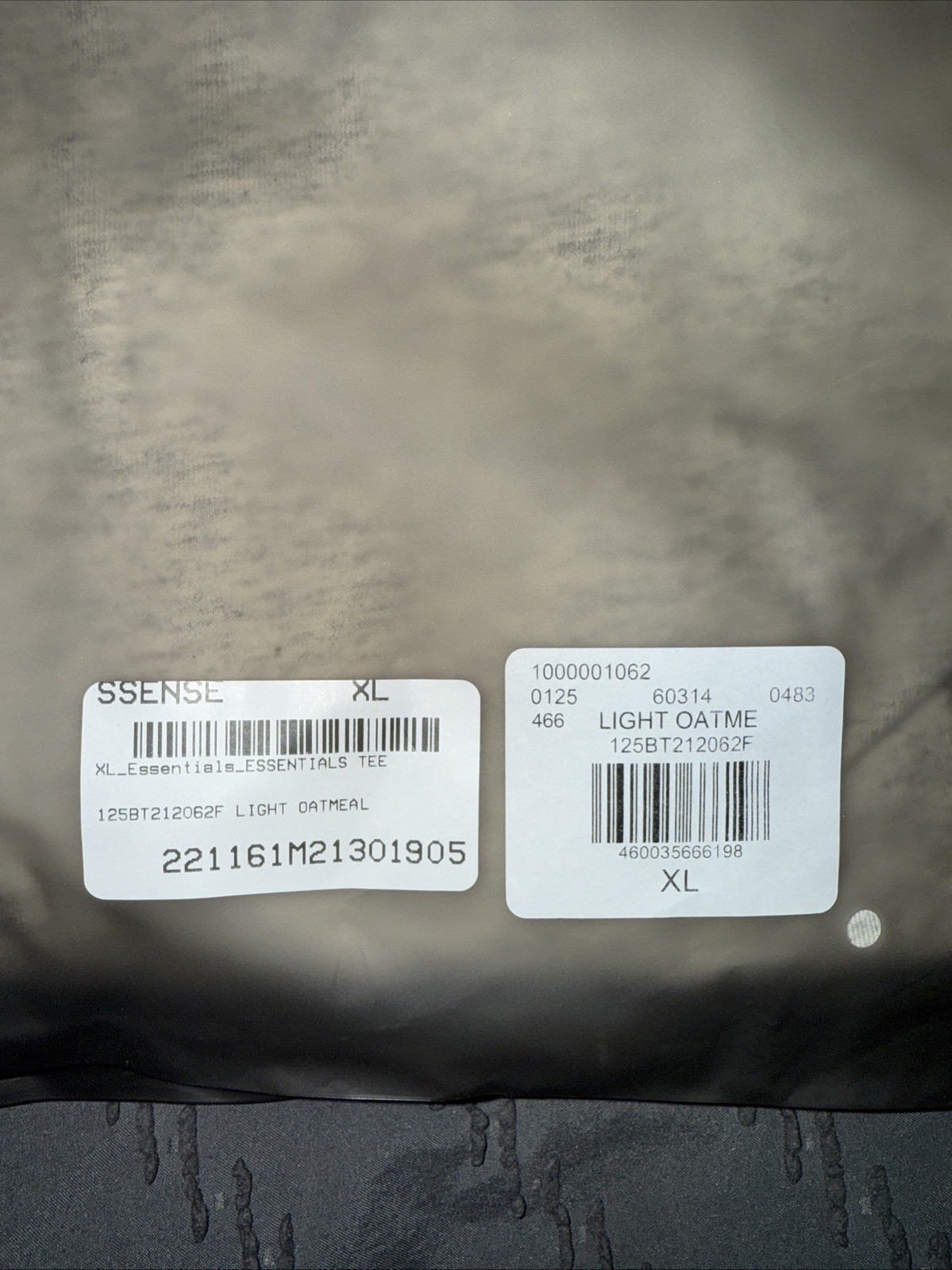 NWT FEAR OF GOD ESSENTIALS T-SHIRT SS22 "Light Oatmeal" AUTHENTIC (SIZE XS-XXL) gallery