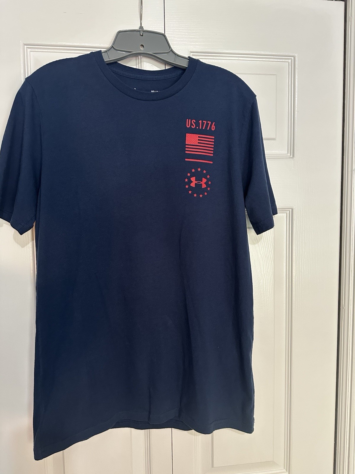 Under Armour Freedom Flag Men’s Navy Blue Graphic T-Shirt Patriotic gallery