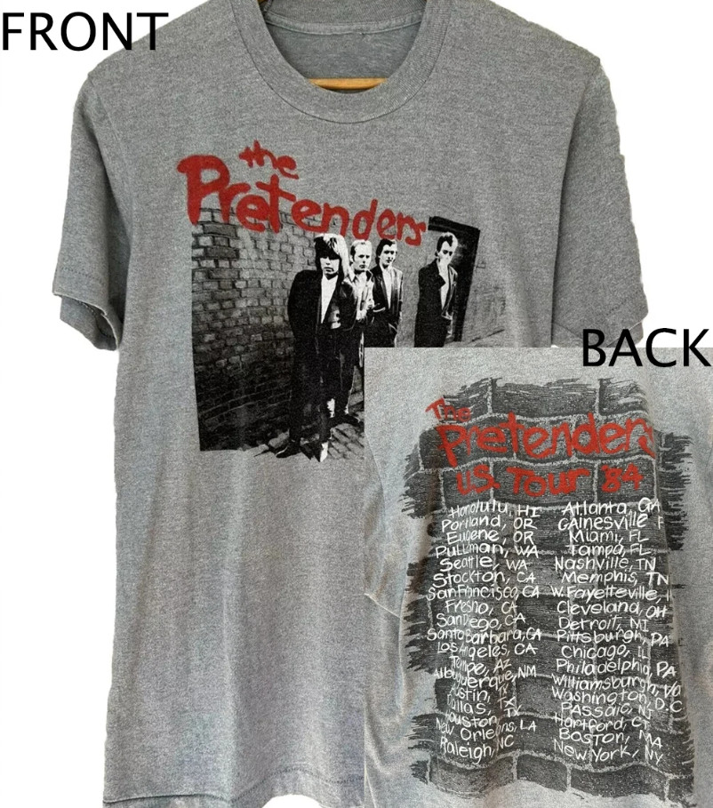 The Pretenders T-Shirt US Tour Unisex T-Shirt All Size S-5XL BS601 gallery