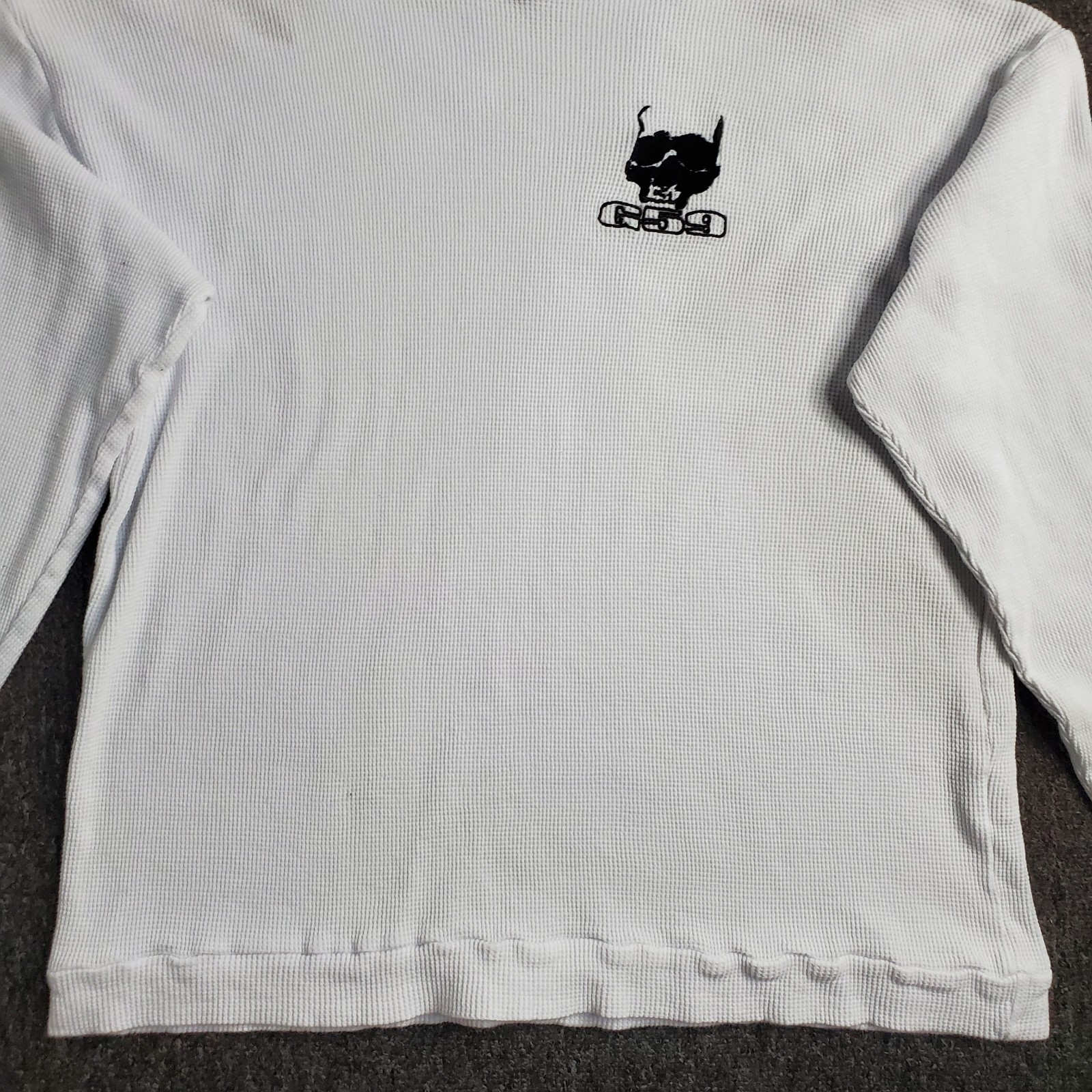 Suicideboys Thermal Shirt Mens XL White G59 Records Logo Long Sleeve Waffle Knit gallery