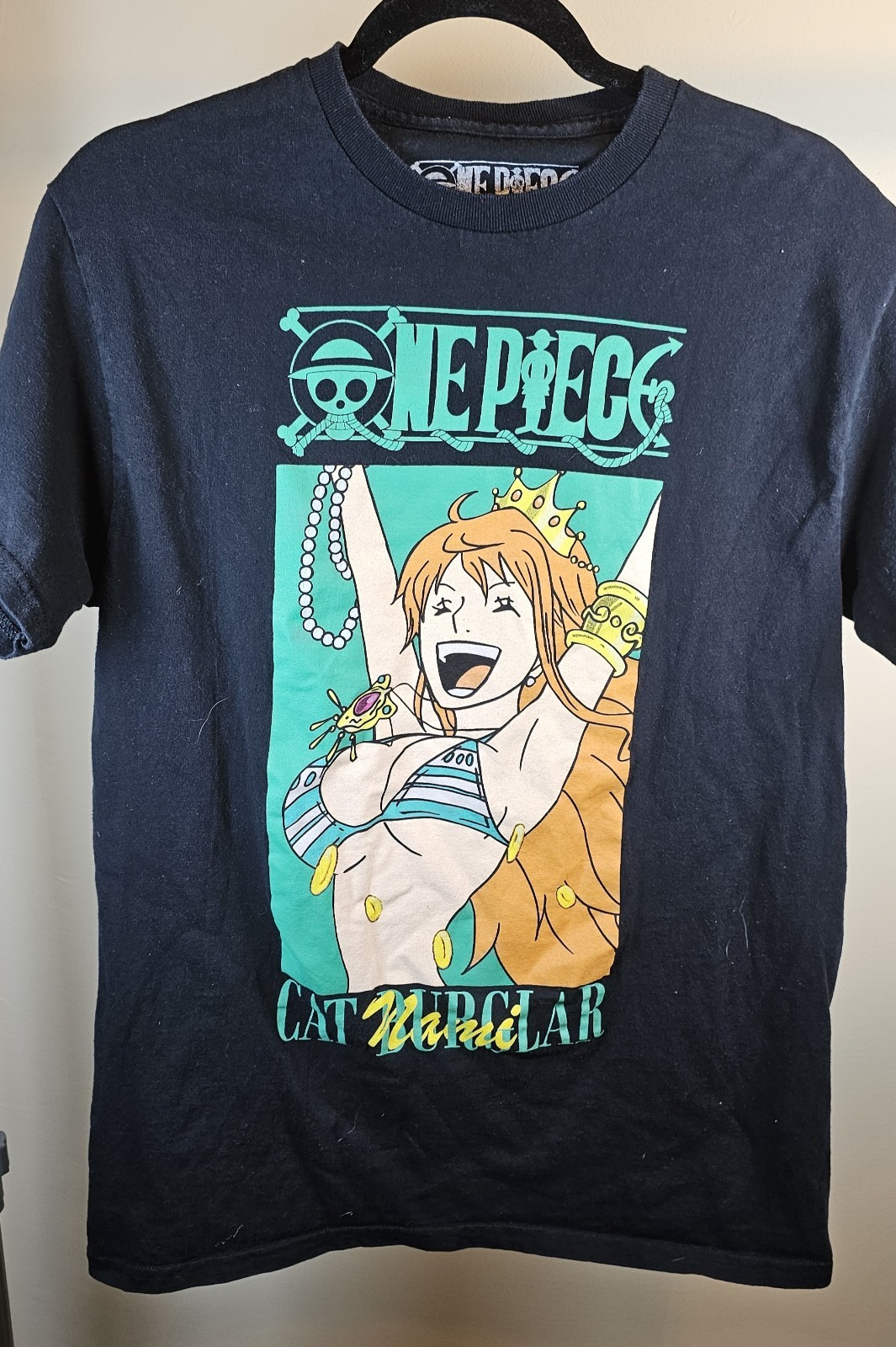 One Piece - Nami Cat Burglar Rectangle Adult Anime Cotton T-Shirt Size Medium gallery