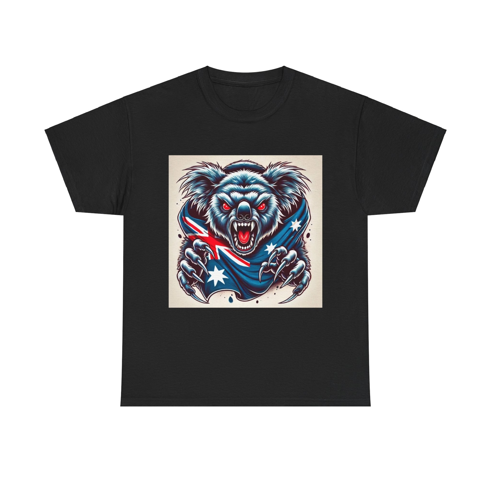 Australia Day 'Untamed Legend' Drop bear - Unisex Heavy Cotton Tee, T-Shirt gallery
