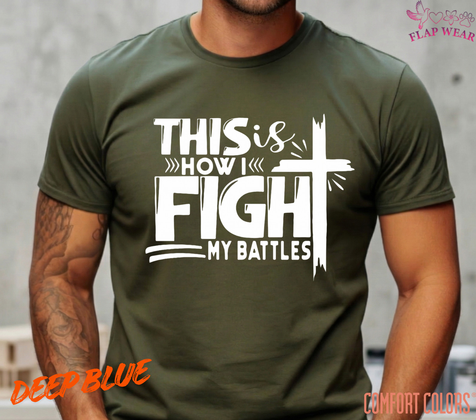 Unisex This Is How I Fight T-Shirt, Men T shirt,Women T shirt Gift Christian Top gallery