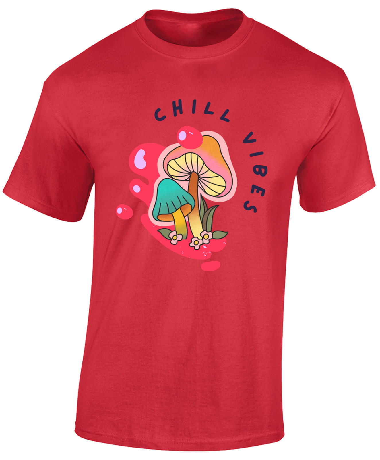 CHILL VIBES MENS T SHIRT FUNNY SUMMER HOLIDAY CLOTHING CASUAL NICE TOP gallery