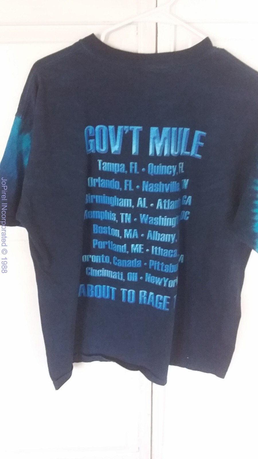 Govt Mule Purple 2004 About to Rage T-Shirt gallery