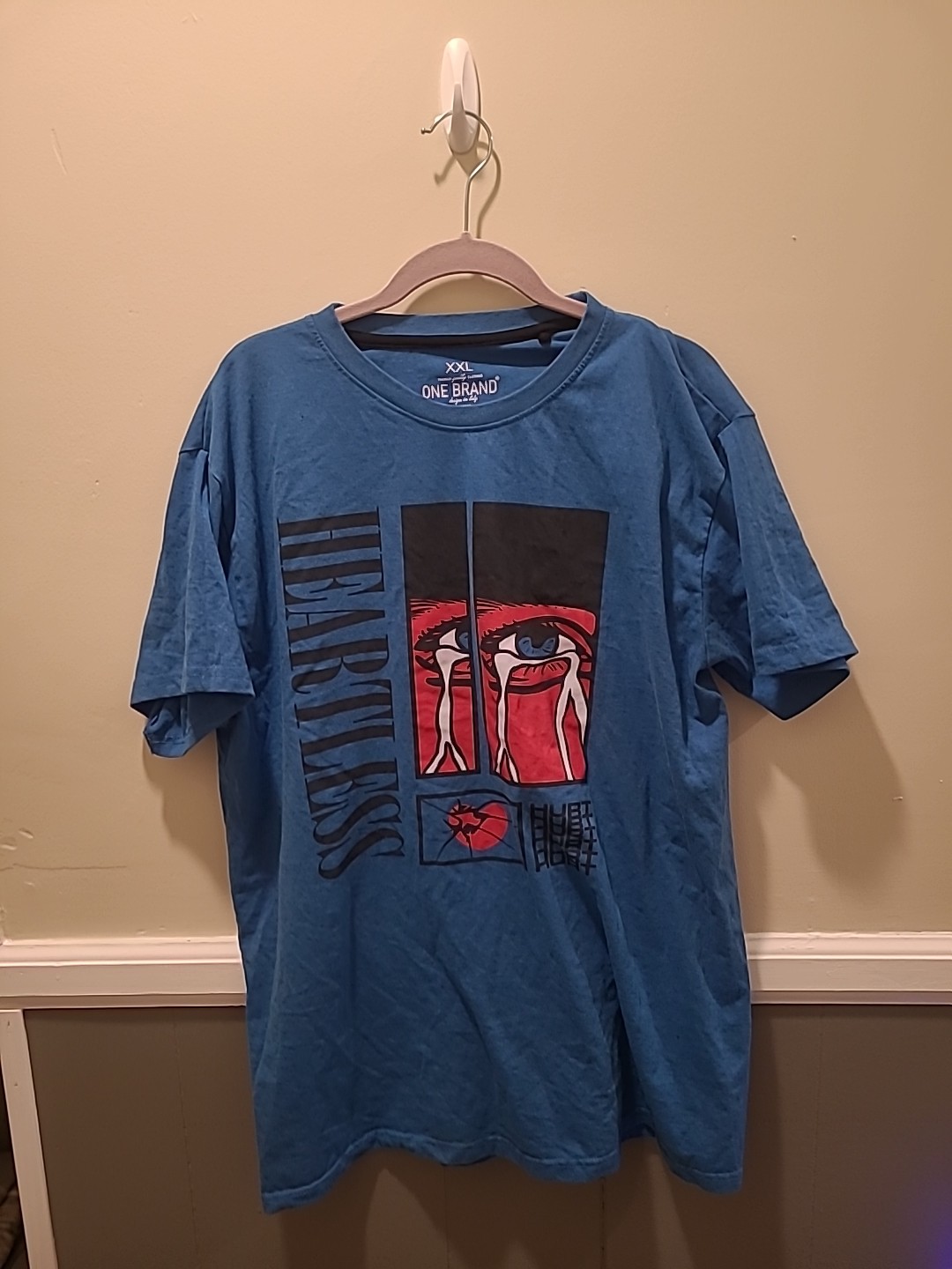 ONE BRAND Size Xxl Design In Italy Mens Heartless Hurt Graphic Print gallery