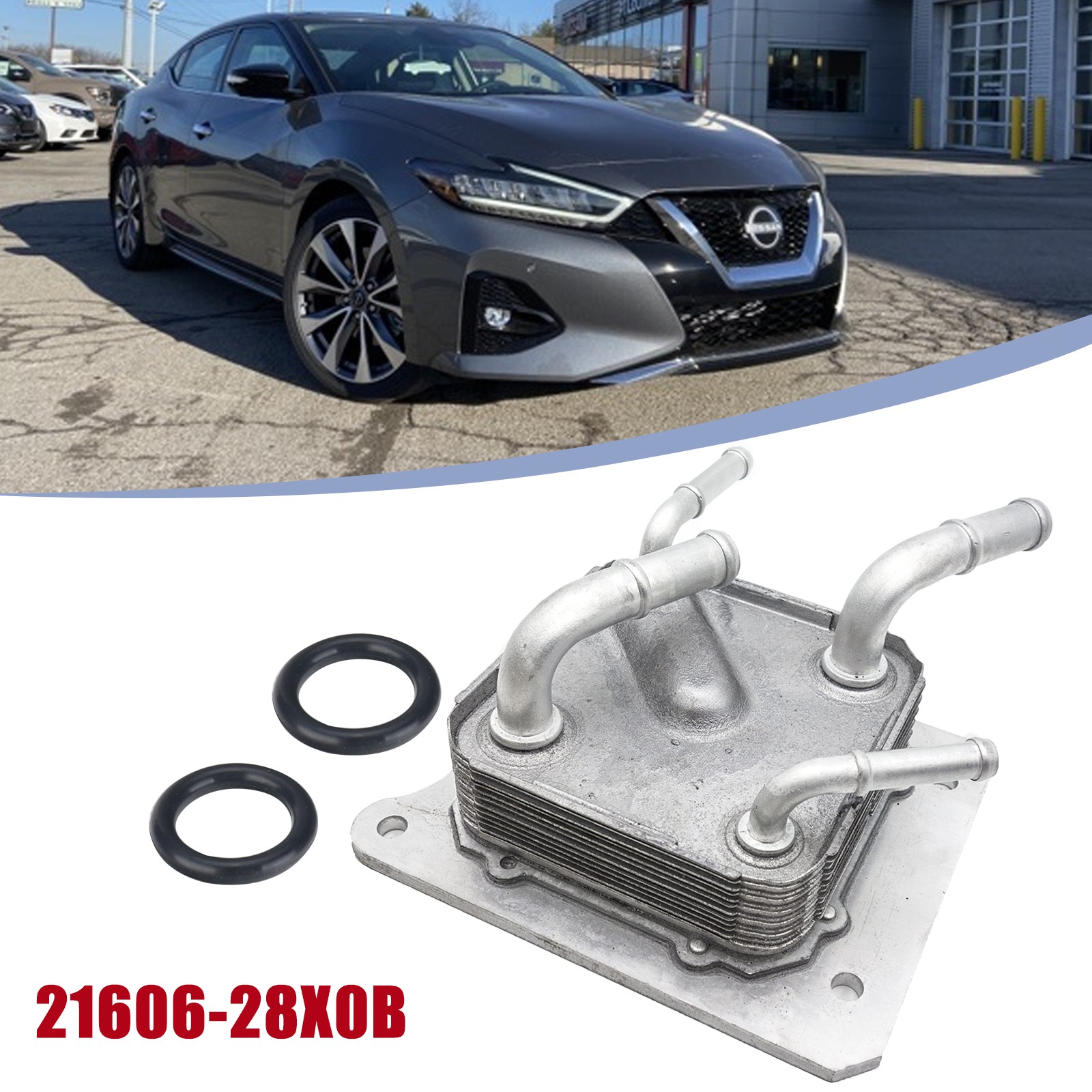 CVT Transmission Oil Cooler With O-Rings 21606-28X0B For Nissan 2014-2024 BEST