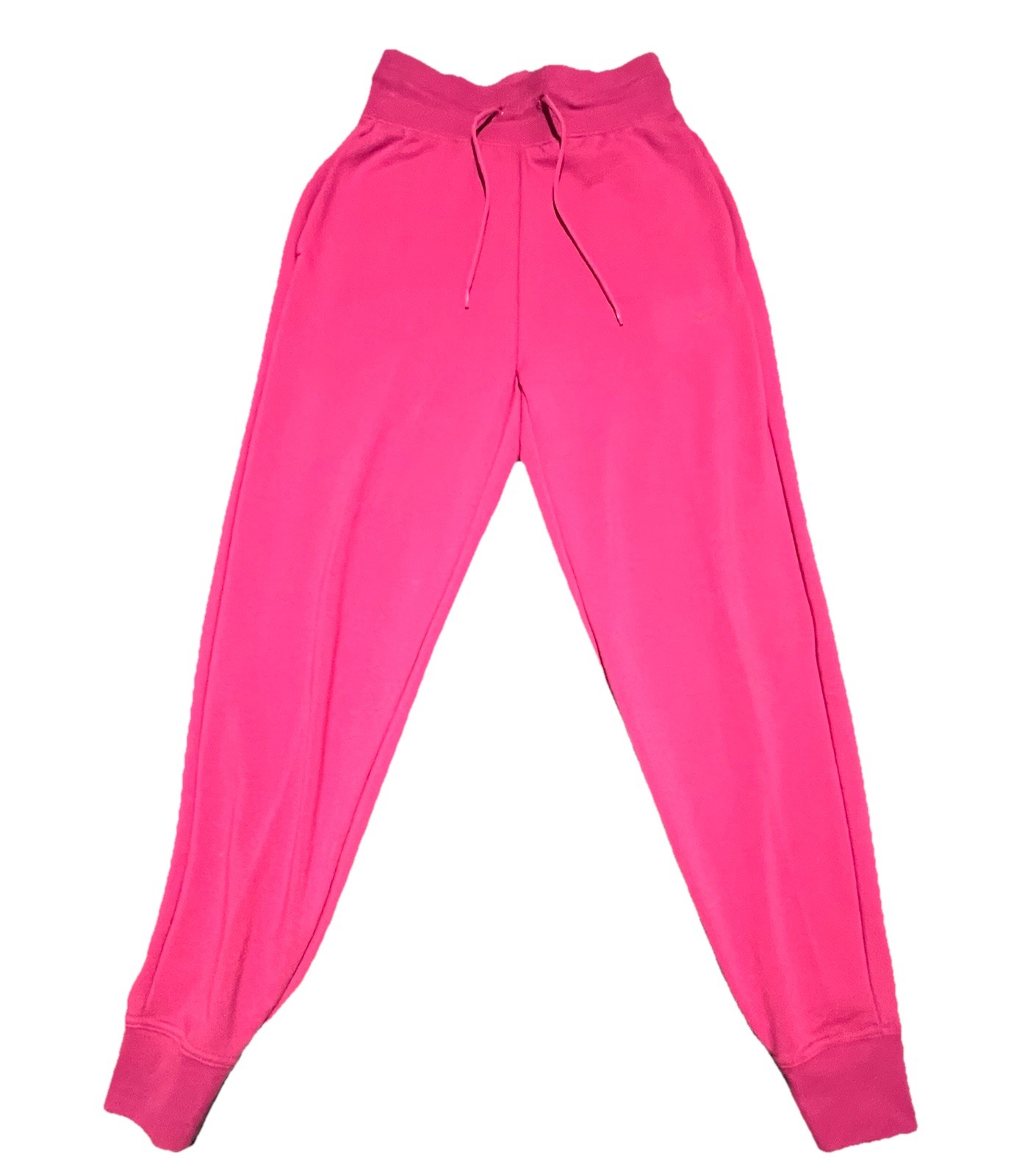 -NEW- Nike Women’s XS Plain Pink Sweatpants FB5434-518 Dri-Fit High Waist gallery
