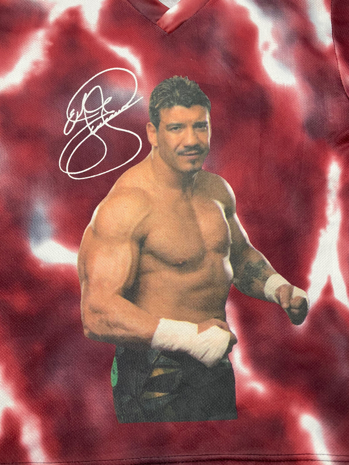 Rare Eddie Guerrero Shirt Men Sz Small Rollin’ On The Heat Jersey Wrestling WWE gallery