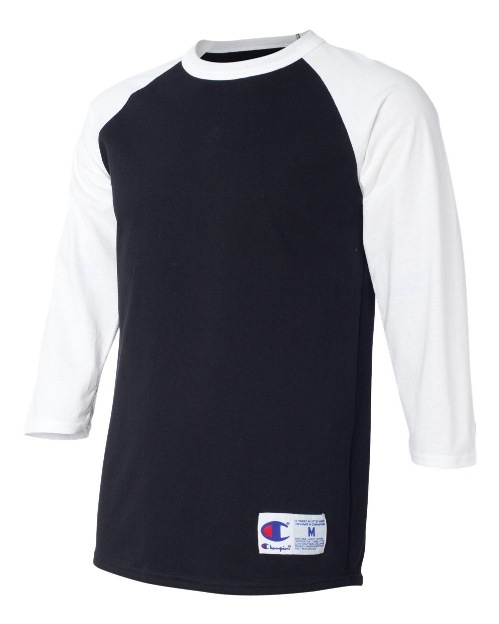 Champion Men's Adult Raglan Baseball T-Shirt 3/4 sleeves T-137 gallery