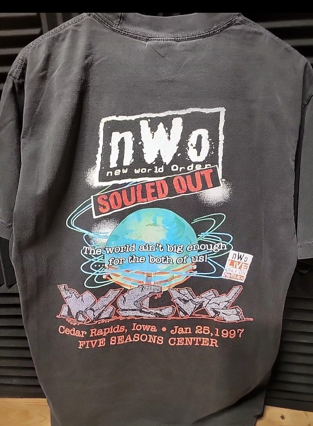 RIC FLAIR ON A SHAKA HEAVYWEIGHT GARMET DYED T SHIRT "MODERN" gallery