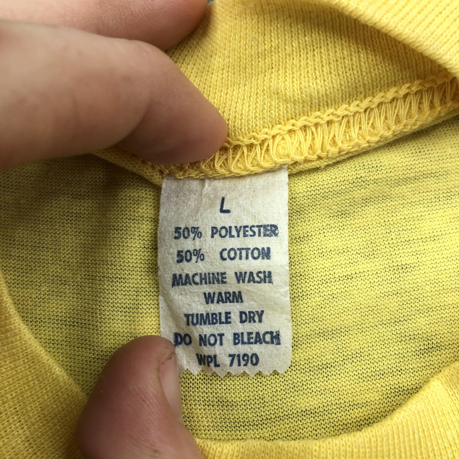 Vintage Lisztomania Shirt Mens Large Yellow Movie Graphic Tee 70s Music Film gallery