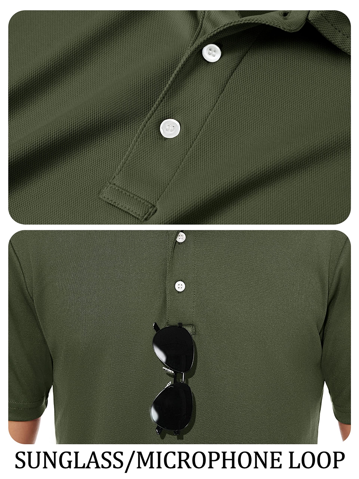 Men's Casual Polo Shirts Short Sleeve Quick Drying Outdoor Golf Causal Work Tops gallery