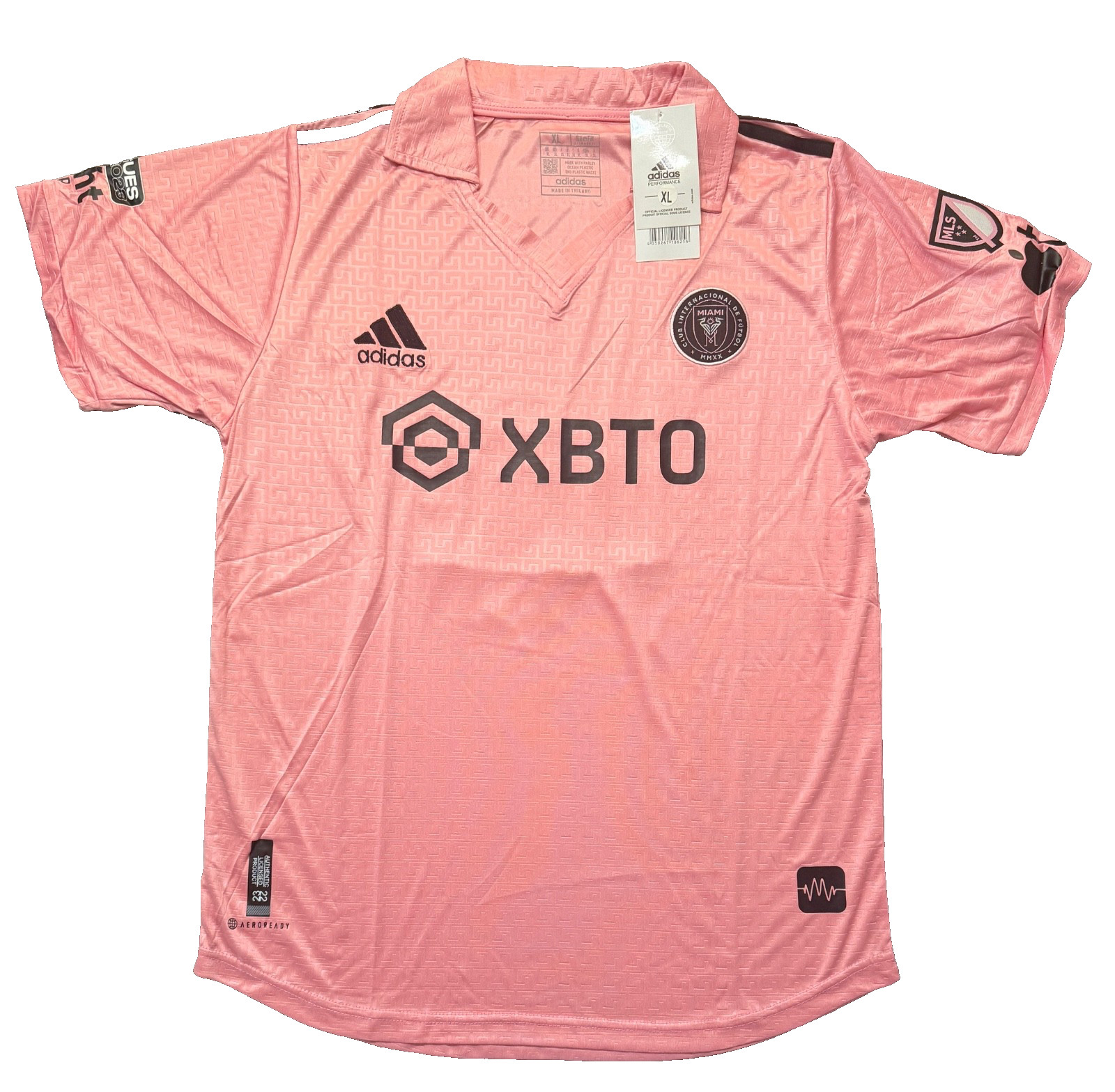 Inter Miami Messi #10 Pink Soccer Jersey & Shorts Set Adidas Size XL NWT gallery